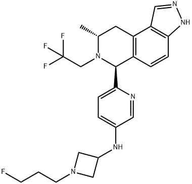 CAS#2222844-89-3|N- (1- (3-fluoropropyl) azetidin-3-yl) -6-((6S, 8R) -8-methyl-7- (2,2,2-trifluoroethyl) -6,8,8,9-tetrahydro-3H-pyrazolo [